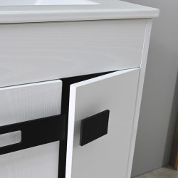 MUEBLE BANO BLANCO SERIE PEGASO 61X46X85CM