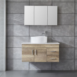 MUEBLE BANO ROBLE SERIE BETA 80X46X60CM