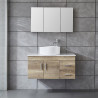 MUEBLE BANO ROBLE SERIE BETA 80X46X60CM