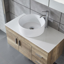 MUEBLE BANO ROBLE SERIE BETA 80X46X60CM