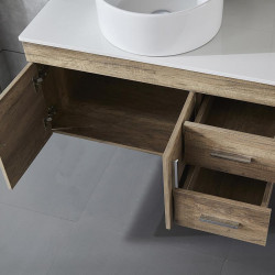 MUEBLE BANO ROBLE SERIE BETA 80X46X60CM