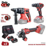 PACK RADIAL TALADRO MARTILLO 20V ONLY ONE AICER 2X 40AH