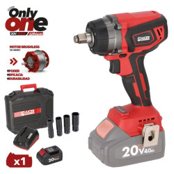 LLAVE IMPACTO 20V 420NM ONLY ONE AICER 1X 40AH