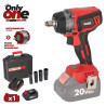 LLAVE IMPACTO 20V 420NM ONLY ONE AICER 1X 40AH