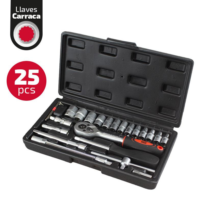 MALETIN HERRAMIENTAS CV 25 PIEZAS 1 4 PAMACON