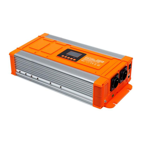 CONVERTIDOR DE CORRIENTE ONDA PURA CON PANTALLA LCD 3000W VOLTEN
