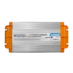 CONVERTIDOR DE CORRIENTE ONDA PURA CON PANTALLA LCD 3000W VOLTEN
