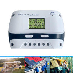 CONTROLADOR DE CARGA SOLAR PWM 12V 24V 20A VOLTEN