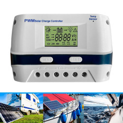 CONTROLADOR DE CARGA SOLAR PWM 12V 24V 30A VOLTEN