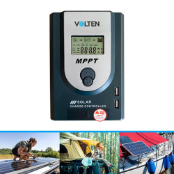 CONTROLADOR DE CARGA SOLAR MPPT 12V 24V 20A VOLTEN