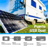 CONTROLADOR DE CARGA SOLAR MPPT 12V 24V 20A VOLTEN