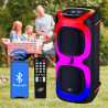 ALTAVOZ SERIE SINGLE 2X8 BATERIA 400W CON MANDO LARRYHOUSE