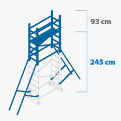 ANDAMIO DE ALUMINIO TUBULAR PACK AB AIRMEC