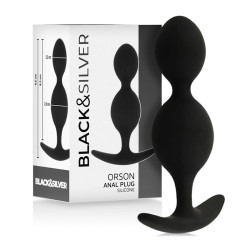 CADENA BOLAS ANALES ORSON 9CM BLACKSILVER