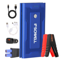 ARRANCADOR BATERIAS 7200 MAH 3 EN 1 SOWELL