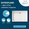PLATO DUCHA LIGERO CARGA MINERAL BLANCO BENOTTI 100X80X3CM