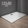 PLATO DUCHA LIGERO CARGA MINERAL BLANCO BENOTTI 120X80X3CM