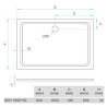 PLATO DUCHA LIGERO CARGA MINERAL BLANCO BENOTTI 160X80X3CM