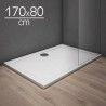 PLATO DUCHA LIGERO CARGA MINERAL BLANCO BENOTTI 170X80X3CM