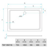 PLATO DUCHA LIGERO CARGA MINERAL BLANCO BENOTTI 180X70X3CM