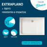 PLATO DUCHA LIGERO CARGA MINERAL BLANCO BENOTTI 180X80X3CM