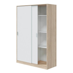 ARMARIO 2P CORREDERAS 200X120X50CM RCANADIAN BLANCO ARTIK MOMI
