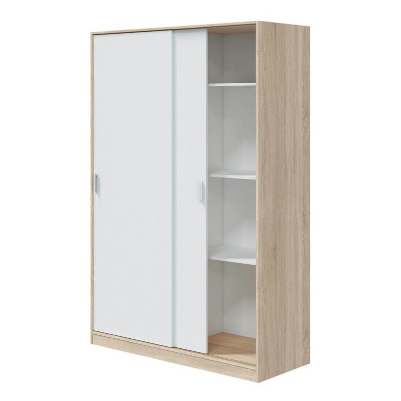 ARMARIO 2P CORREDERAS 200X120X50CM RCANADIAN BLANCO ARTIK MOMI