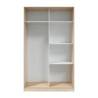 ARMARIO 2P CORREDERAS 200X120X50CM RCANADIAN BLANCO ARTIK MOMI