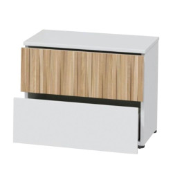 MESITA 2 CAJONES 415X50X34CM BLARTIK NATUR MOMI