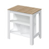 MESA ALTA COCINA ISLA BLARTIK NATUR KIRA 105X103X67CM MOMI