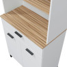 MUEBLE AUXILIAR COCINA 4P 1CAJON 185X72X40CM BLARTIK NATUR KIRA MOMI