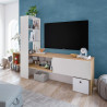 MODULO SALON TV 136X178X43CM RNODI BLARTIK LISS MOMI