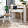 ESCRITORIO EXTENSIBLE 875X985X36 66CM BL ARTIK OPTIMUN MOMI