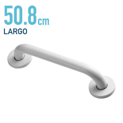 ASA DE BANO BLANCA INOX 304 BENOTTI 25X508CM