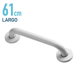 ASA DE BANO BLANCA INOX 304 BENOTTI 25X61CM