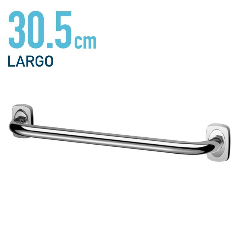 ASA DE BANO INOX 304 BENOTTI 25X305CM