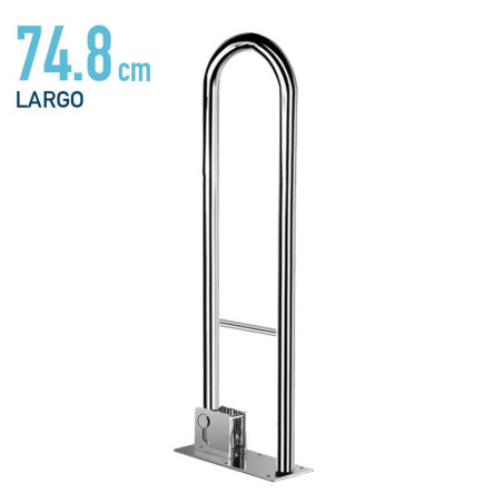 ASA DE BANO ABATIBLE INOX BENOTTI 748X212X32CM