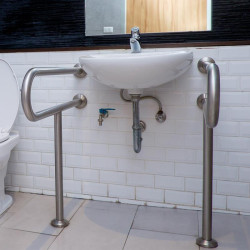 BARANDILLA DE APOYO INOX BENOTTI 771X809X32CM