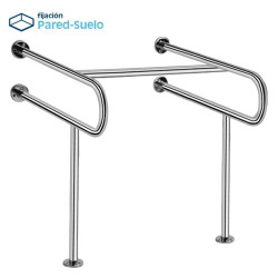 BARANDILLA DE APOYO PARA LAVABOS INOX 304 BENOTTI 771X809X32CM