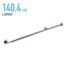BARRA DE APOYO INOX 304 BENOTTI 1404X32CM