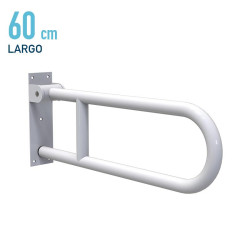 ASA DE BANO ABATIBLE INOX BLANCA BENOTTI 26X60X78CM