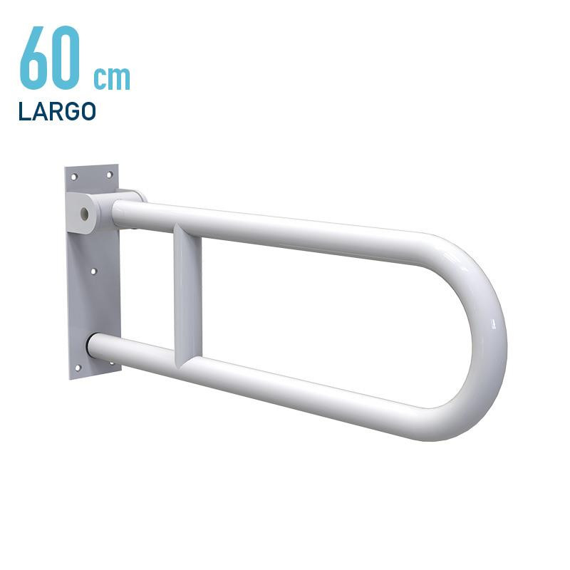ASA DE BANO ABATIBLE INOX BLANCA BENOTTI 26X60X78CM
