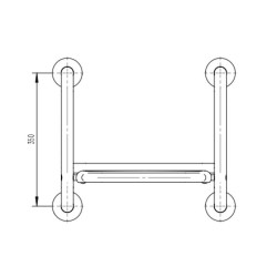 ASIENTO DE DUCHA ABATIBLE BENOTTI 455X356X35CM