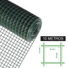 TELA METALICA PLASTIFICADA 19X19X14MM 1X10M DONNA GARDEN