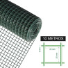 TELA METALICA PLASTIFICADA 25X25X20MM 1X10M DONNA GARDEN