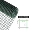 TELA METALICA PLASTIFICADA 127X127X10MM 1X10M DONNA GARDEN