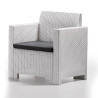 SET DE JARDIN 1 SOFA 2 SILLONES MESA SERIE NEBRASKA 3 WHITE BICA