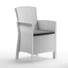 SET DE JARDIN 2 SILLONES MESA SERIE LIDO TERRACE WHITE BICA