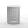 SET DE JARDIN 2 SILLONES MESA SERIE LIDO TERRACE WHITE BICA