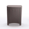 SET DE JARDIN 2 SILLONES MESA SERIE LIDO TERRACE TAUPE BICA